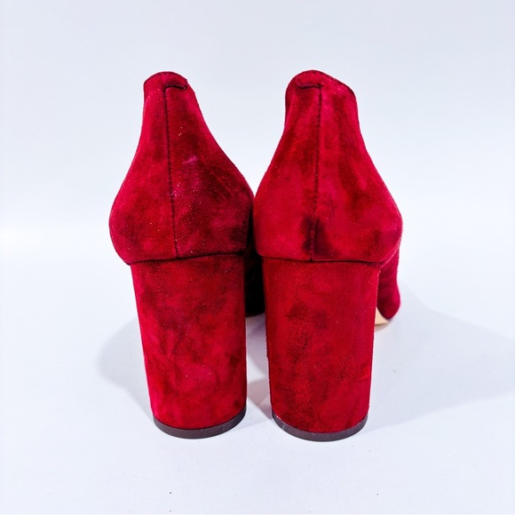 NINE WEST Wine-red suede shoes - Picture 2 of 8